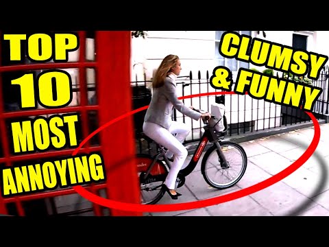 Top 10 Most Annoying Cyclists - Part 7 - Clumsy, Funny & not So Funny