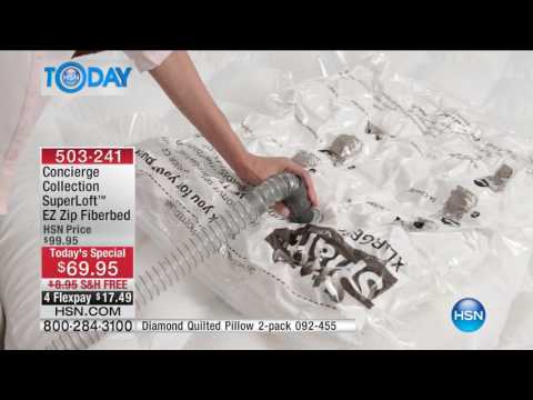 HSN | HSN Today: Concierge Collection Bedding / Beautyrest Mattresses 01.16.2017 - 08 AM