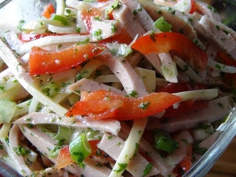 Fleischsalat ohne Mayonnaise