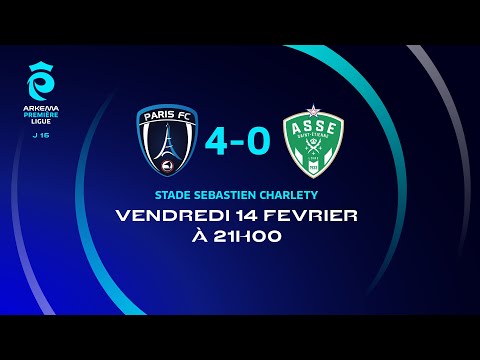J15 : Paris FC – Saint-Etienne (4-0), le résumé