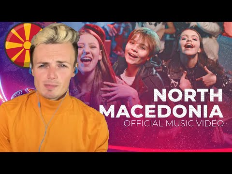 JESC North Macedonia // Lara ft  Jovan + Irina - Zivotot e pred mene // REACTION
