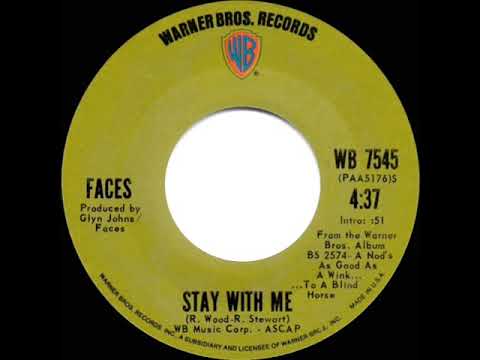 1972 HITS ARCHIVE: Stay With Me - Faces (Rod Stewart) (stereo 45)