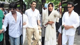 Shahrukh Khan, Priyanka Chopra and Arjun Rampal at Ashok Mehta’s Funeral