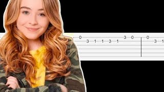 Sabrina Carpenter - Please Please Please - Guitar Tab Tutorial