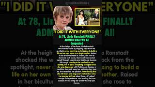At 78, Linda Ronstadt FINALLY ADMITS What We All Suspected #shorts