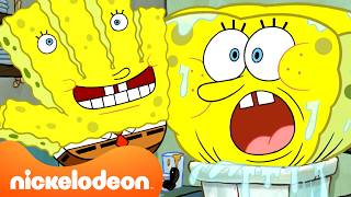 SpongeBob SquarePants Being a Sponge for 60 Minutes Straight 🧽 | Nicktoons