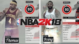 Kyrie Irving and Isaiah Thomas Trade for NBA 2K18