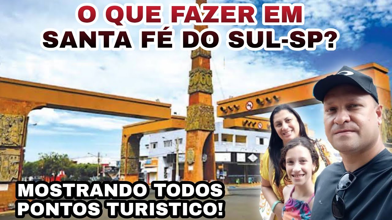 🏝️ CONHECENDO TODOS PONTOS TURISTICO DE SANTA FÉ DO SUL 🏝️