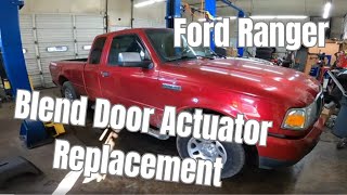 Ford Ranger Blend door Actuator Replacement