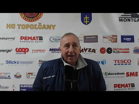 Milan Staš hodnotí zápas HC Topoľčany - MHK Humenné 23.12.2018