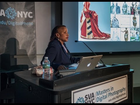 Deborah Willis delivers a lecture at SVA I3 Images Ideas and Inspiration Lecture series