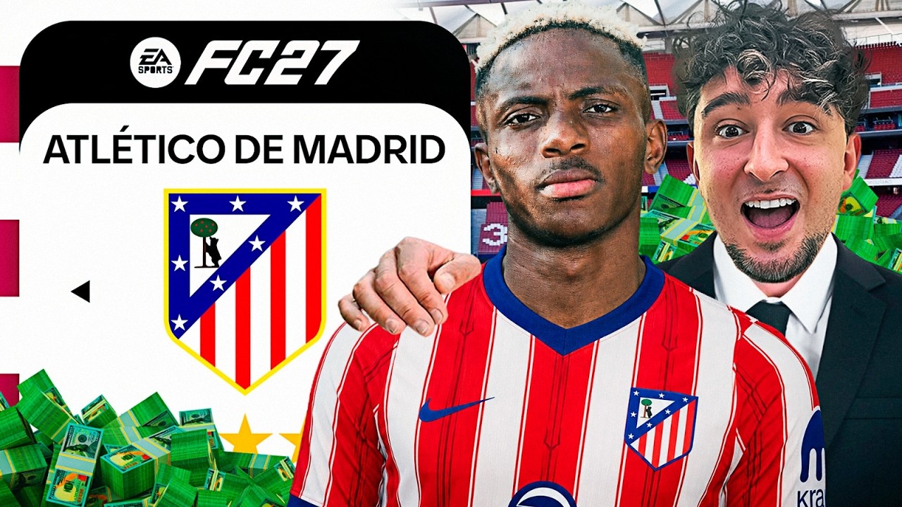CREÉ a un MONSTRUO del MODO CARRERA con el ATLETI de la temporada 2027