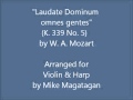 "Laudate Dominum omnes gentes" (K. 339 No. 5 ...