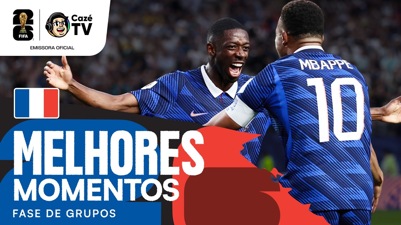 ELES SÃO ISSO TUDO MESMO| MELHORES MOMENTOS DA FRANÇA NA FASE DE GRUPOS DA COPA DO MUNDO FIFA™ 2026