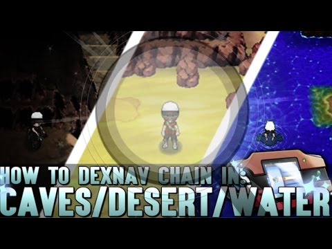 How to Find SHINY POKEMON in Caves, Deserts and Water with the DEXNAV! Pokemon ORAS