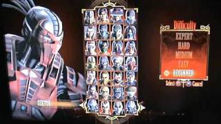 All Mortal Kombat 9 Characters (PS3, without DLCs)