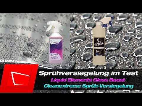 Sprühversiegelung Vergleich Test - Liquid Elements Gloss Boost vs. Cleanextreme Mercedes G500