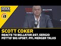 Scott Coker Reacts To Bellator 297, Sergio Pettis' Big Upset, PFL Merger Talks | MMA Fighting