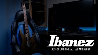 Video thumbnail for Ibanez RG7421 quick metal test  and reviev #ibanez #RG7421 #metal #reviev by Strings of evil