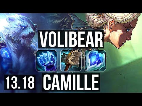VOLIBEAR vs CAMILLE (TOP) | 400+ games, Dominating | EUW Master | 13.18