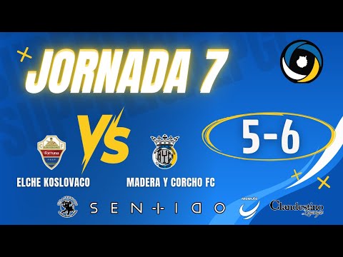 Elche Koslovaco 5-6 Madera y Corcho FC (J7, temp. 25/26)