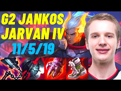 G2 JANKOS PLAYS JARVAN VS HECARIM JUNGLE |EUW CHALLENGER PATCH 11.3| [League of Legends]FullGameplay