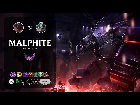 Malphite Top vs Tryndamere - KR Master Patch 13.13