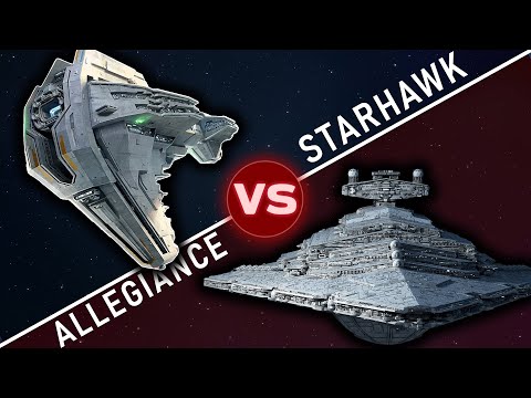 STARHAWK vs. ALLEGIANCE Star Destroyer | Star Wars Starship Versus