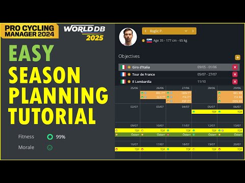 HOW TO EASILY PLAN YOUR SEASON IN PRO CYCLING MANAGER | TUTORIAL