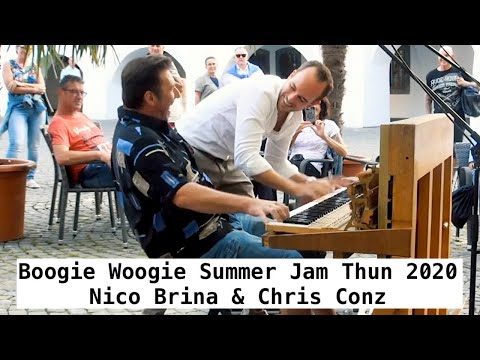 BOOGIE WOOGIE SUMMER JAM with NICO BRINA & CHRIS CONZ boogiewoogiepiano 4handed