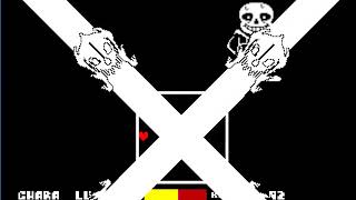 Undertale Sans Fight except Megalovania is replaced by Stained, Brutal Calamity