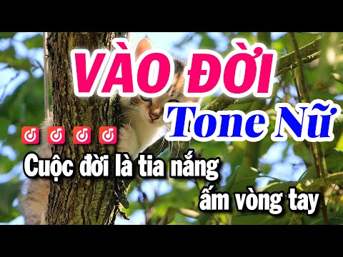 Karaoke Vào Đời Tone Nữ Beat Mới | Nhạc Sống Tuyết Nhi