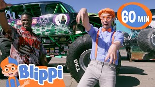 Blippi Learns About Monster Trucks! - Vehicles for Kids | Educational Videos for Kids