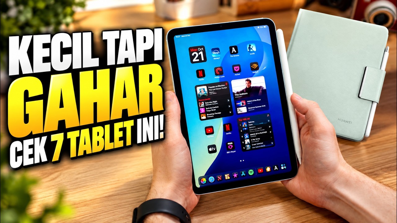 Tablet 8 Inci Terbaik 2026, Dari yang Sejutaan Sampe yang Flagship‼️