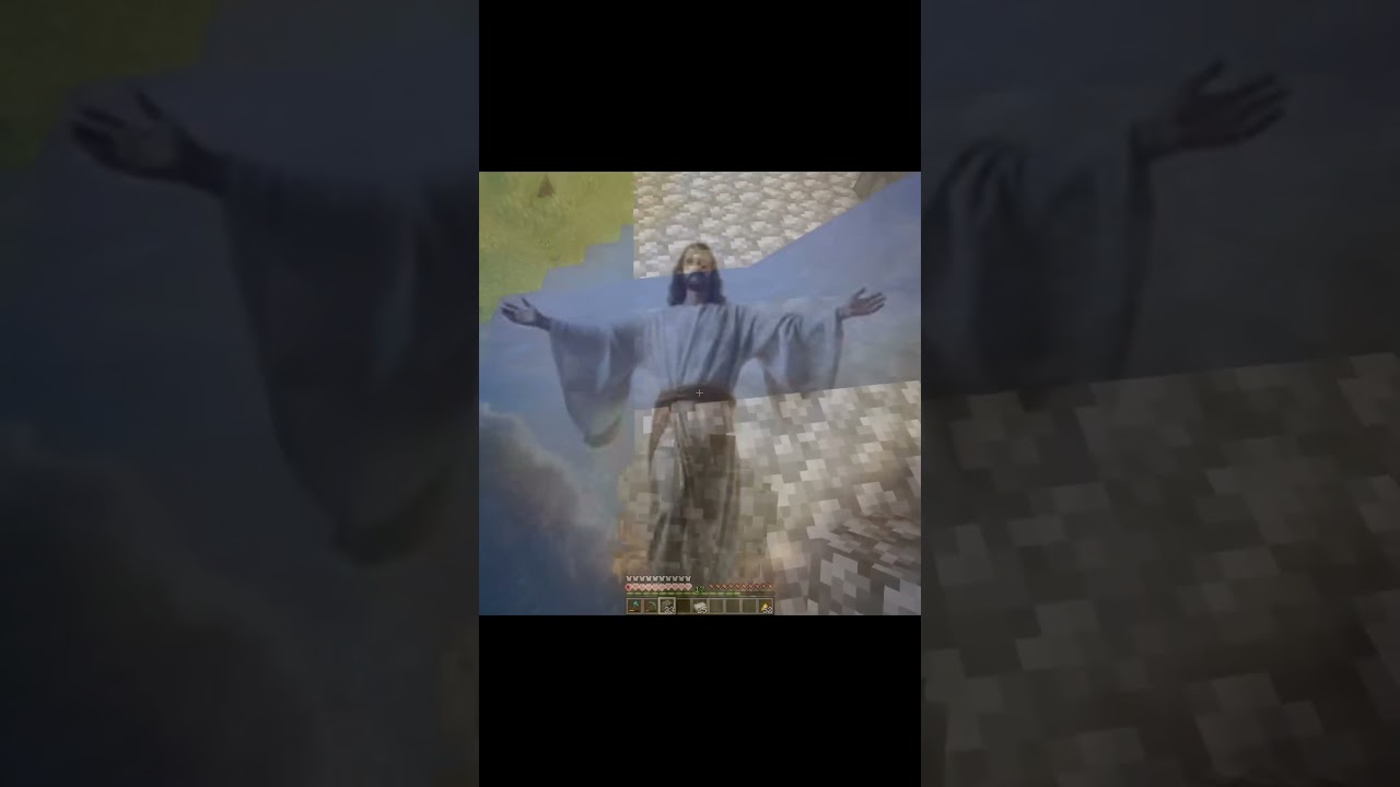 I saw the light. #minecraft #funny #joke #skit #trend #scliffler #jesus