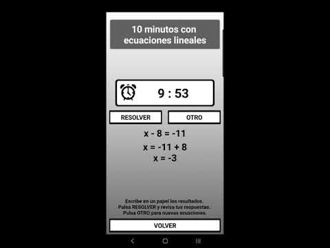10 Minutos con Ecuaciones Line Video