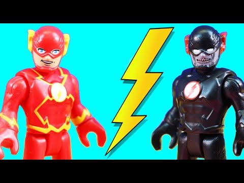 The Flash & Black Flash Speedster Battle To Rescue Justice League Superheroes