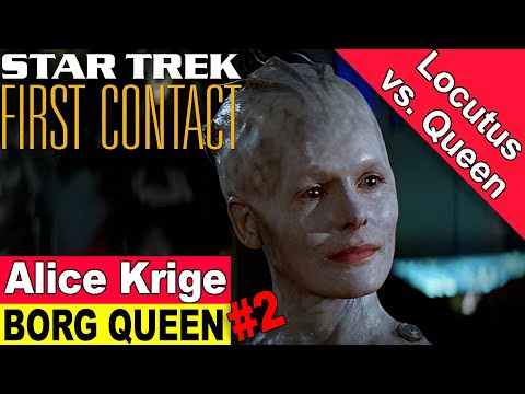 Star Trek:First Contact - Locutus vs Borg Queen (Alice Krige)