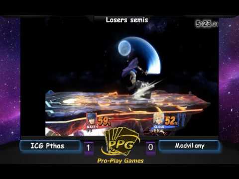 PPG Weekly! - 10/30/16 Losers Semis - ICG | Pthas (Marth) vs MadVillainy (Cloud)