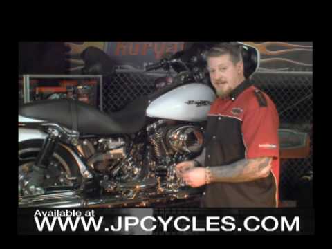 Kuryakyn Chrome Rear Cylinder Base Cover installation.  Brought to you by J&P Cycles.