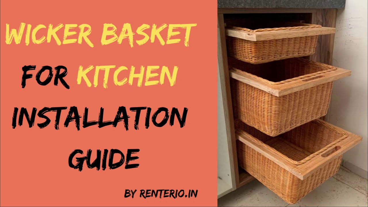 Watch video Wicker Basket Installation for Modular Kitchen Now Wicker Basket Installation for Modular Kitchen