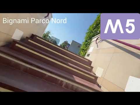 Metro 5 tour Milano bigniami bicocca e ponale in direzione San siro stadio 