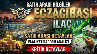 Eczacıbaşı İlaç (Ecılc) Faaliyet Raporu Analizi-Önemli Detaylar