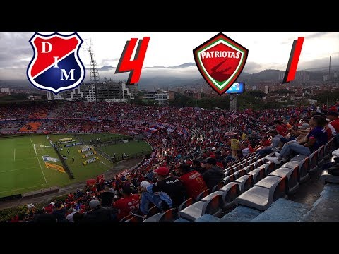 "Medellín 4 Patriotas 1, Liga Ãguila 2018-I, Cantos de la hinchada roja" Barra: Rexixtenxia Norte • Club: Independiente Medellín