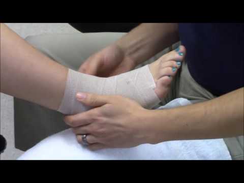 Figure Eight Ankle Wrapping