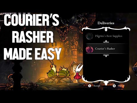 How To EASILY Complete the Courier's Rasher Delivery In Hollow Knight Silksong