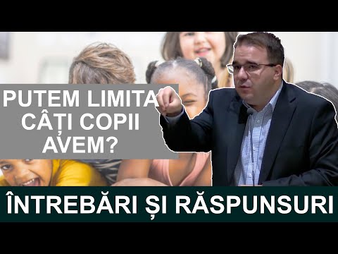 Andrei Bălulescu - Is it a sin to limit how many children we have? | Questions and Answers