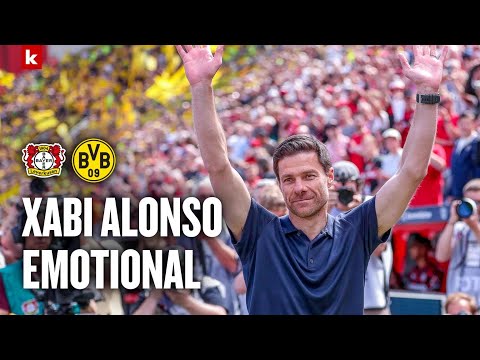 "Der Verein bleibt für immer in meinem Herzen": Letztes Heimspiel für Xabi Alonso | Bayer - BVB 2:4