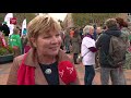 Verslag rond 9:45 uur van de onderwijsstaking in Lelystad