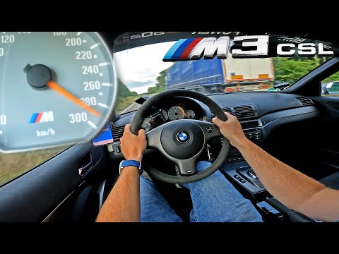 8000RPM Bmw M3 E46 CSL: Unleashing A German Legend On The Autobahn!